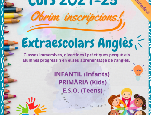 Obrim matriculacions pel curs 24-25